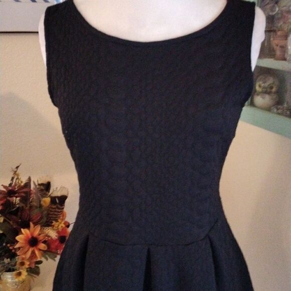 JM Studio Black Fit and Flare  Dress - Picture 2 of 10